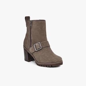 Ugg Fern Suede Högklackat Dam Grå (082964KTJ)